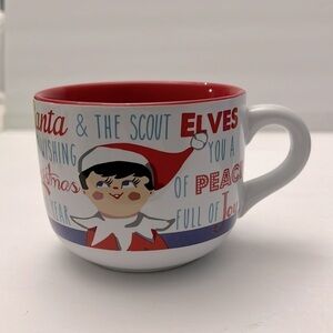 The Elf on the Shelf Vandor Oversized Coffee Soup Mug 2017 Christmas Xmas